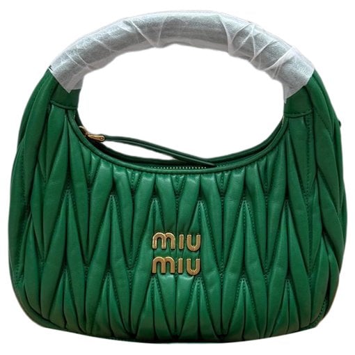 Miu Wander leather handbag