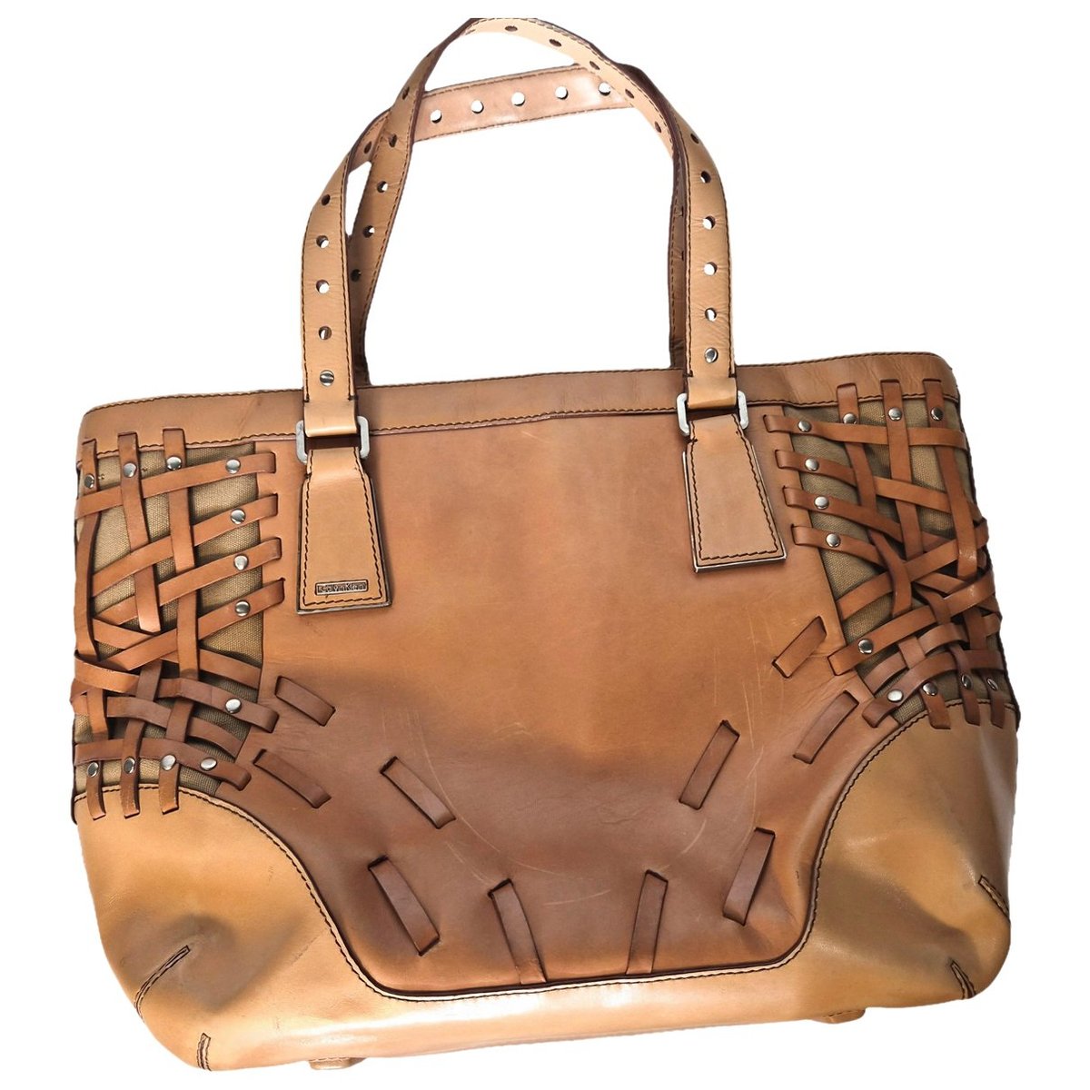 Leather tote