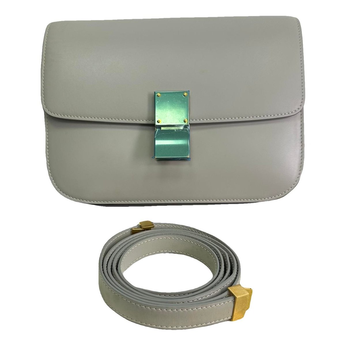 Classic leather crossbody bag