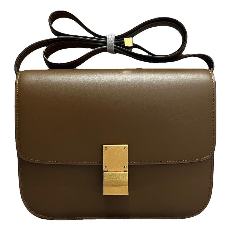 Classic leather crossbody bag