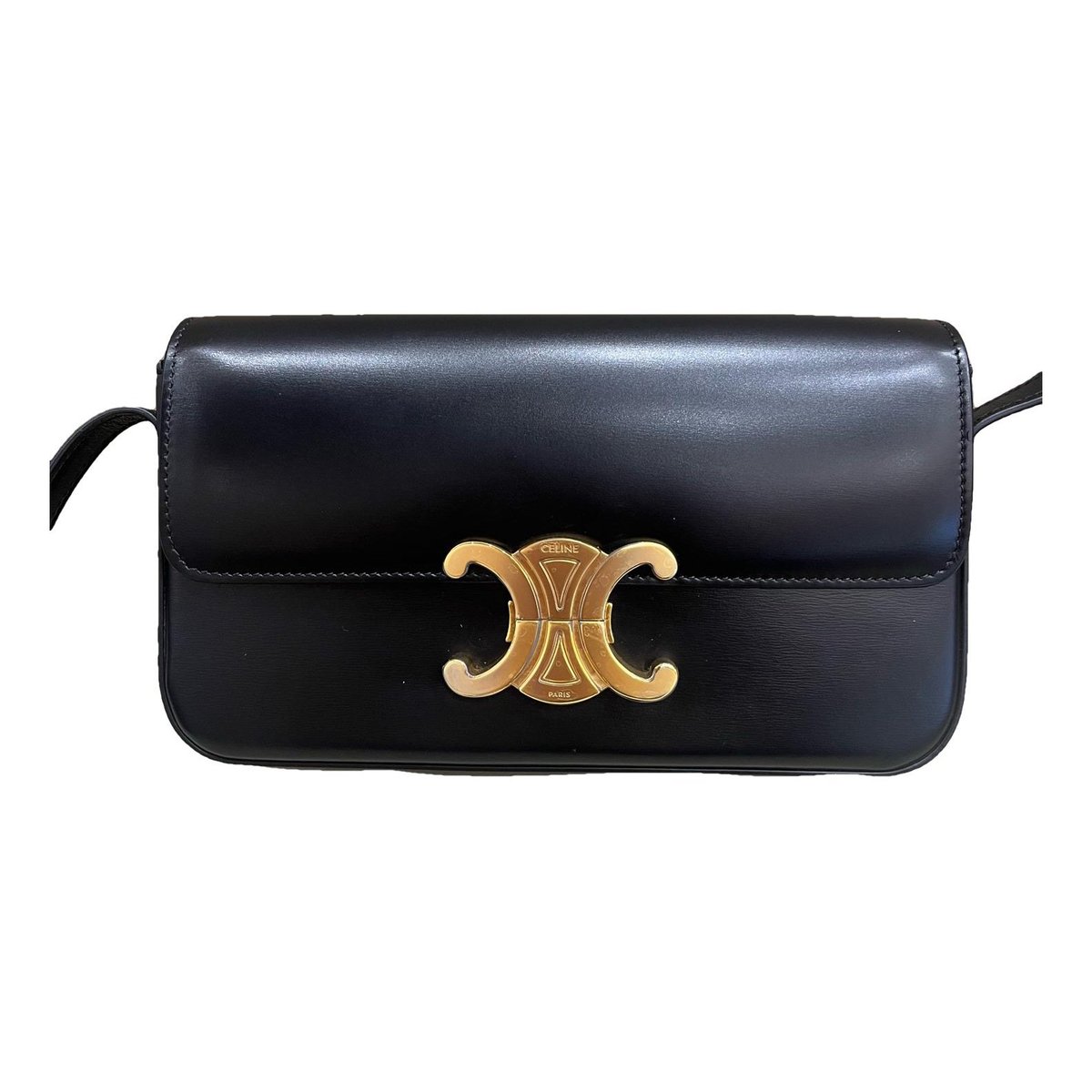 Triomphe leather handbag