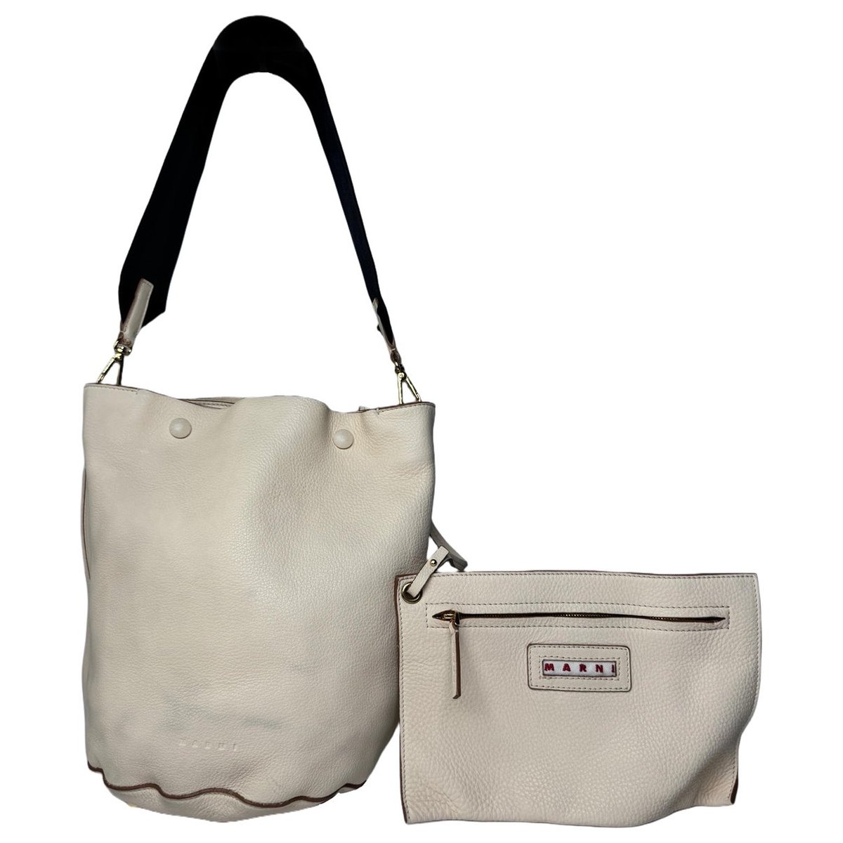 Trunk leather handbag