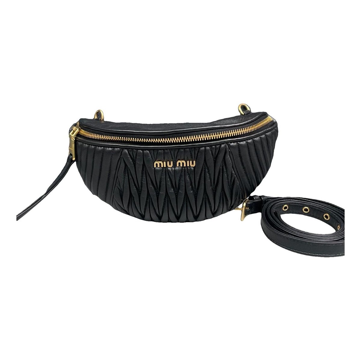 Miu Wander leather handbag
