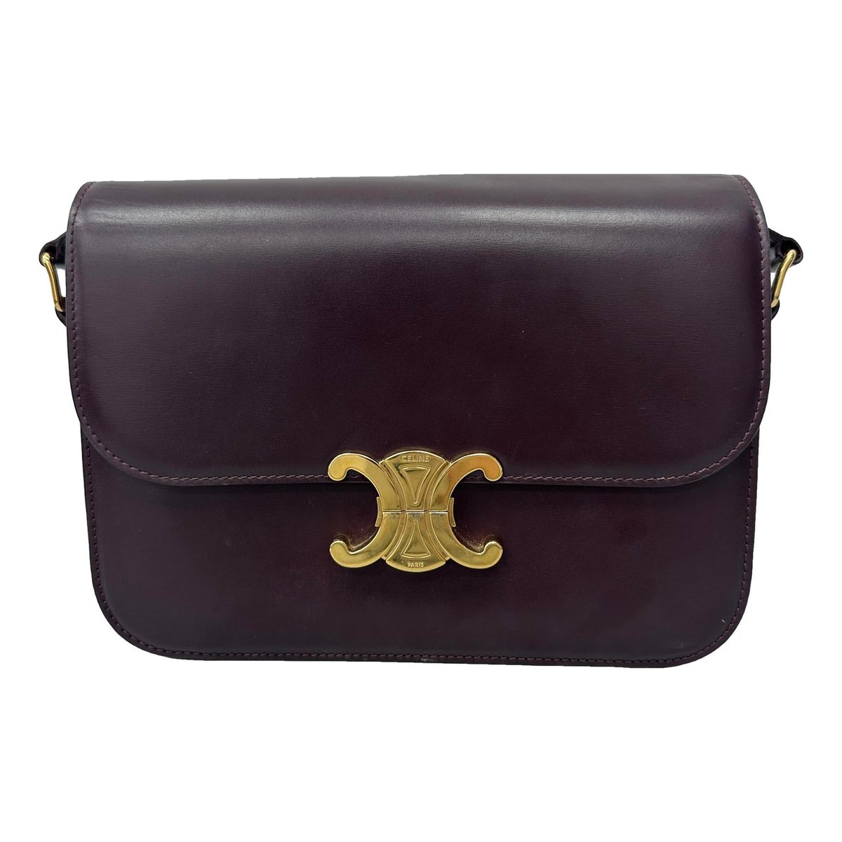 Triomphe leather handbag