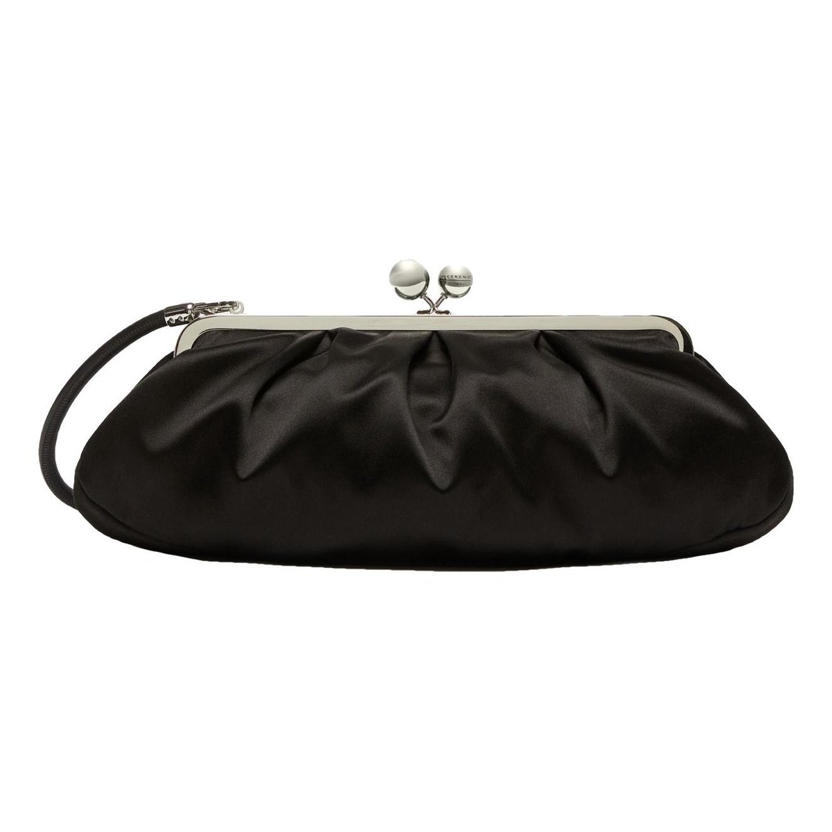 Silk clutch bag