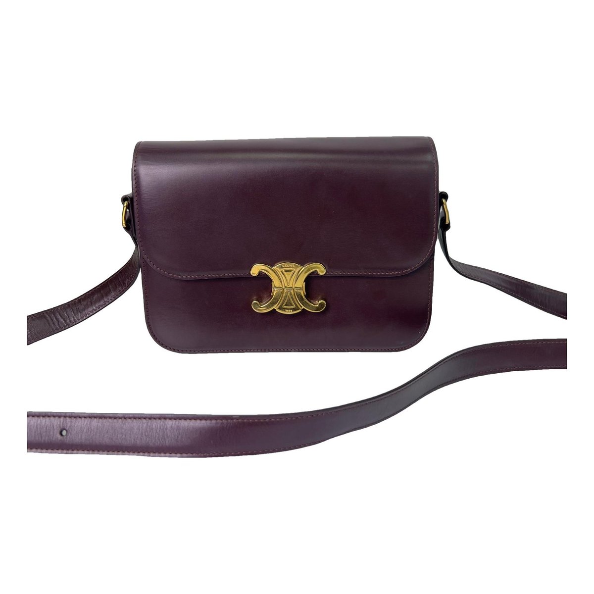Triomphe leather handbag