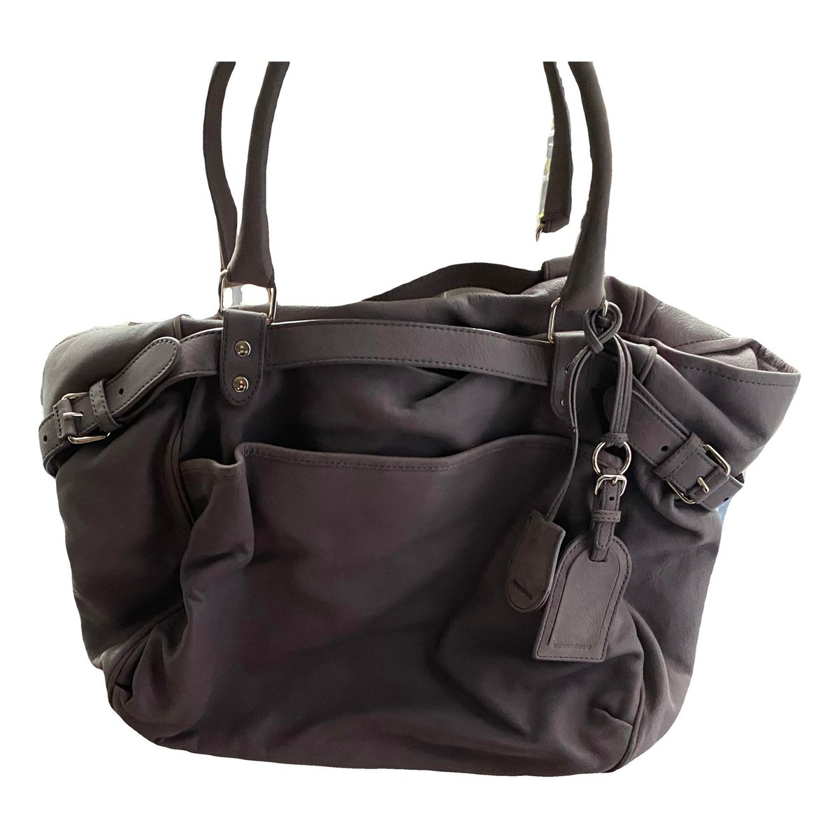 Lune leather handbag