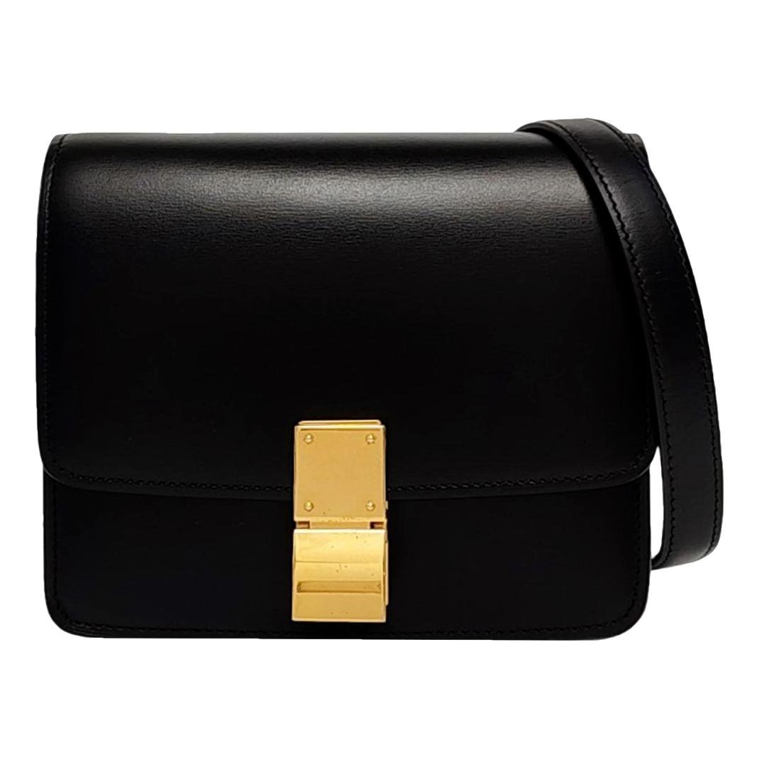 Classic leather crossbody bag