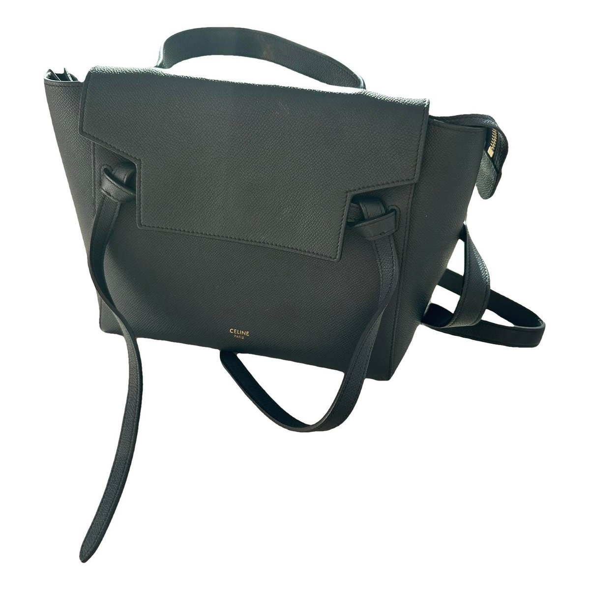 Belt leather handbag