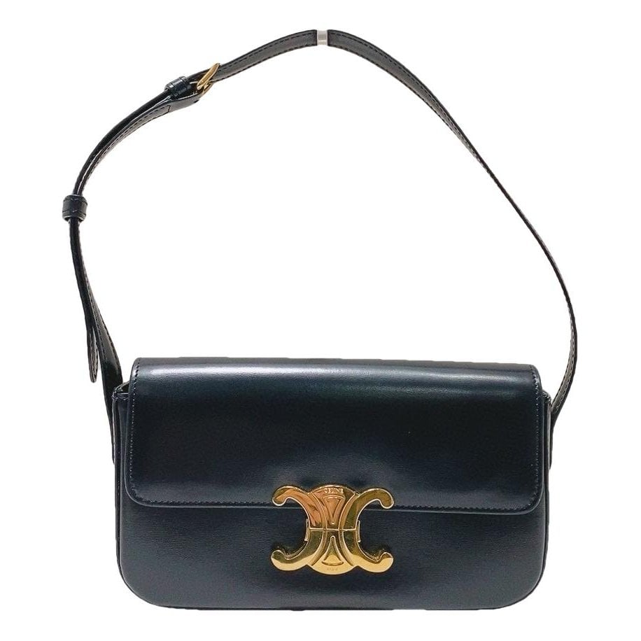 Triomphe Long leather handbag