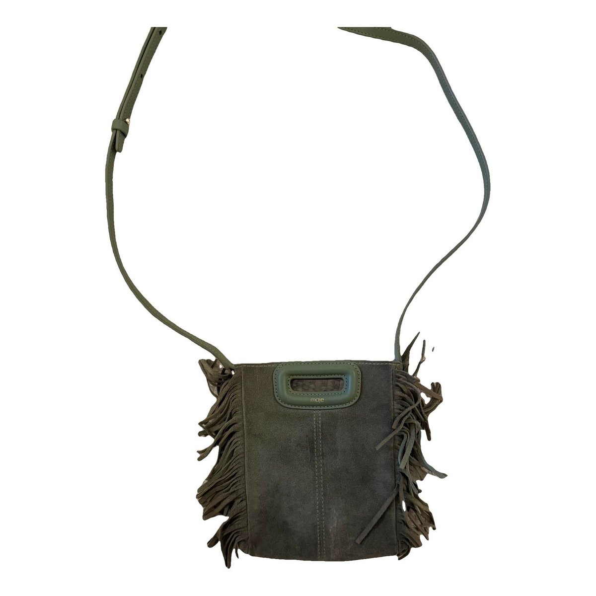 Sac M leather handbag
