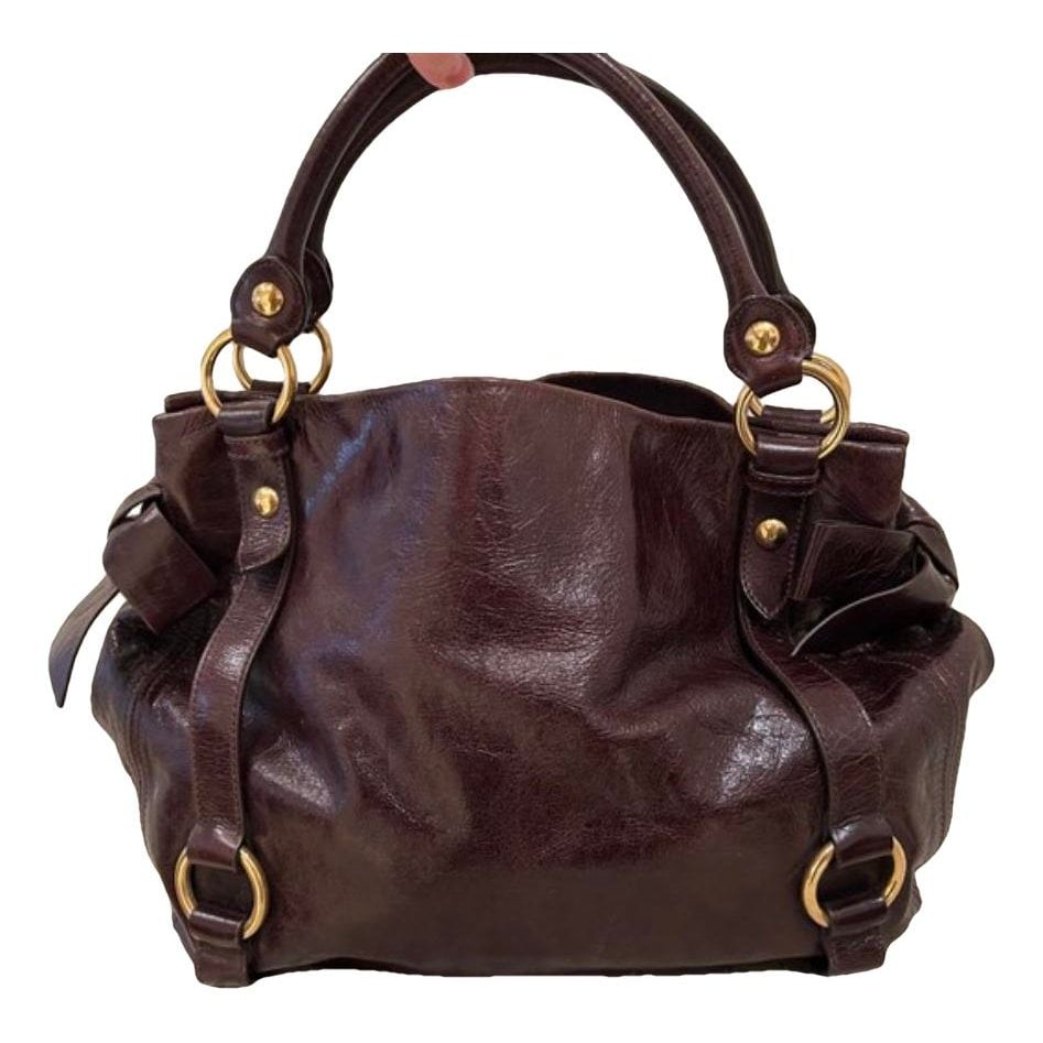 Vitello leather handbag