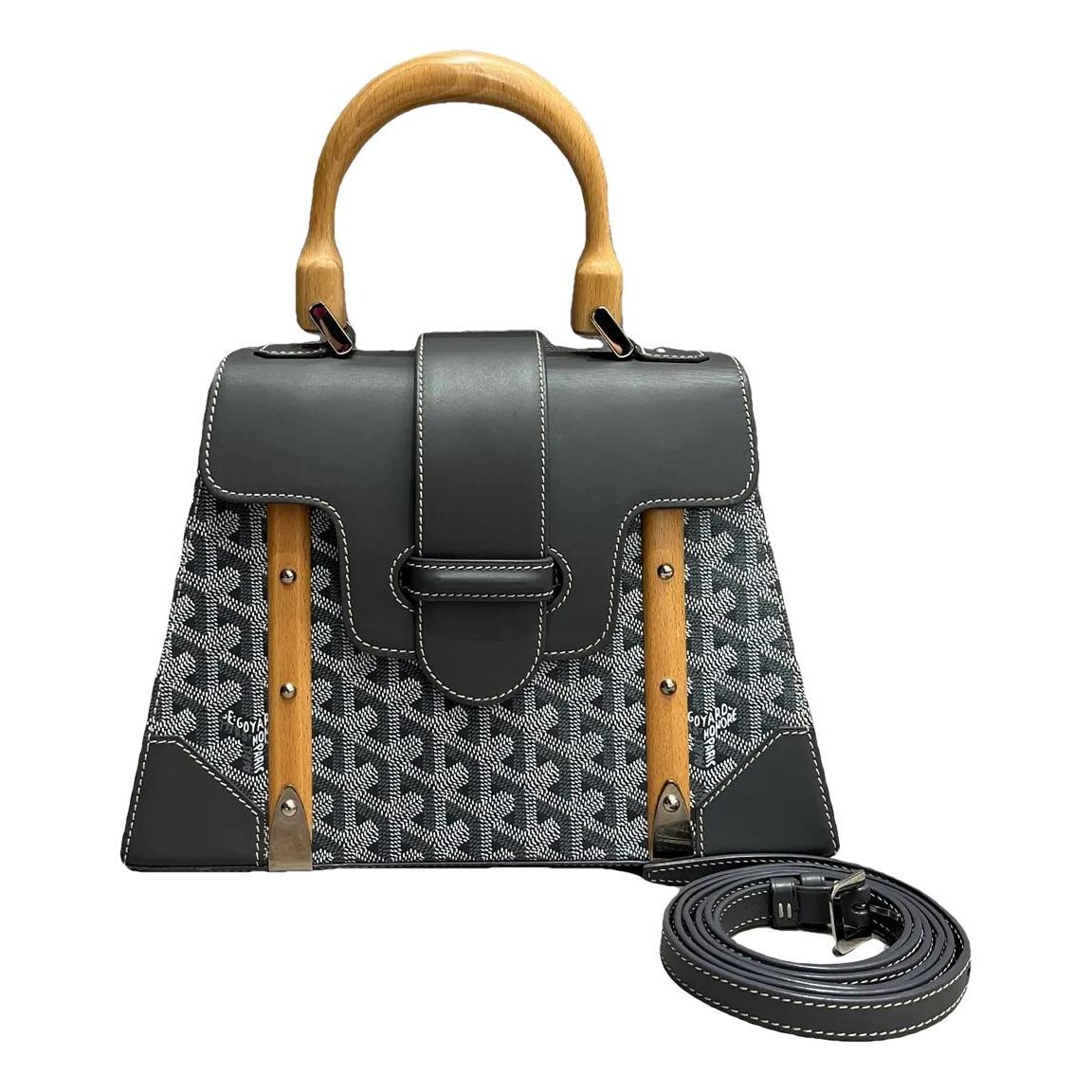 Saïgon leather crossbody bag