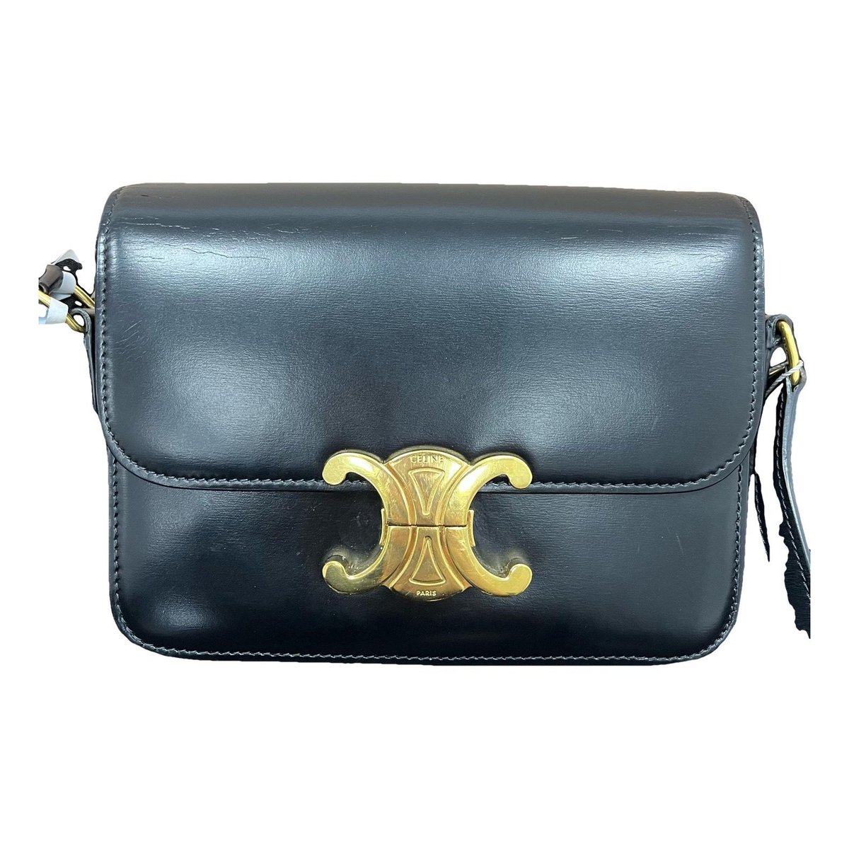 Triomphe leather handbag