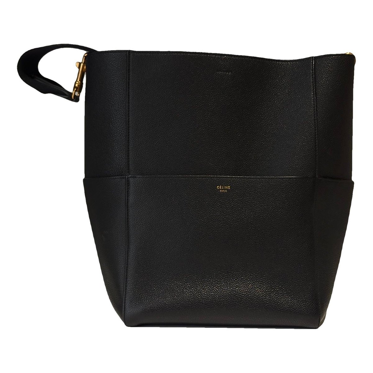 Seau Sangle leather tote