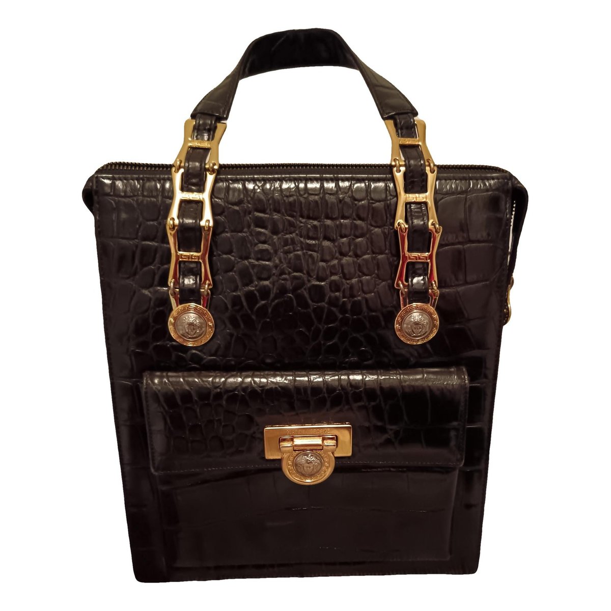 Leather handbag
