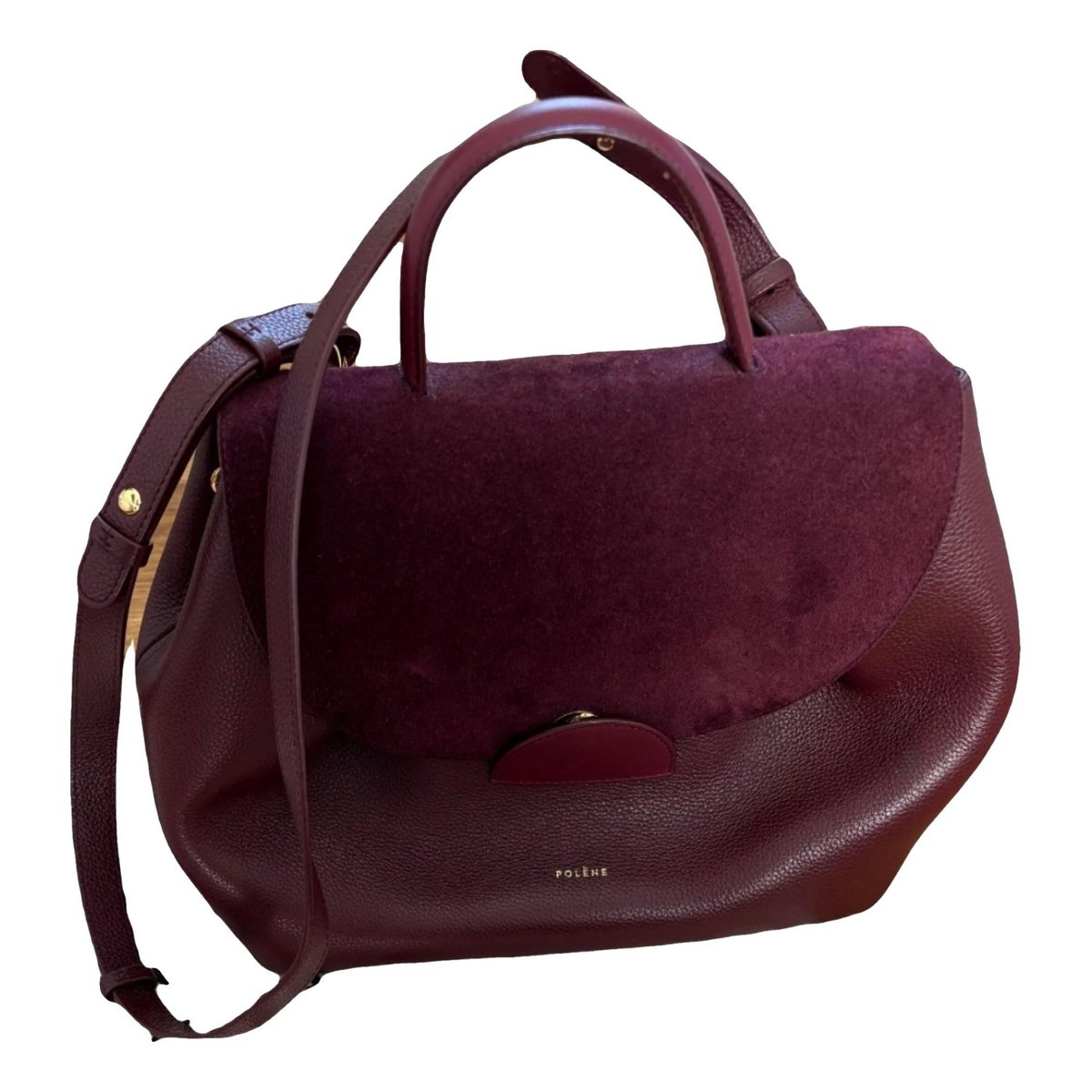 Numéro un leather crossbody bag