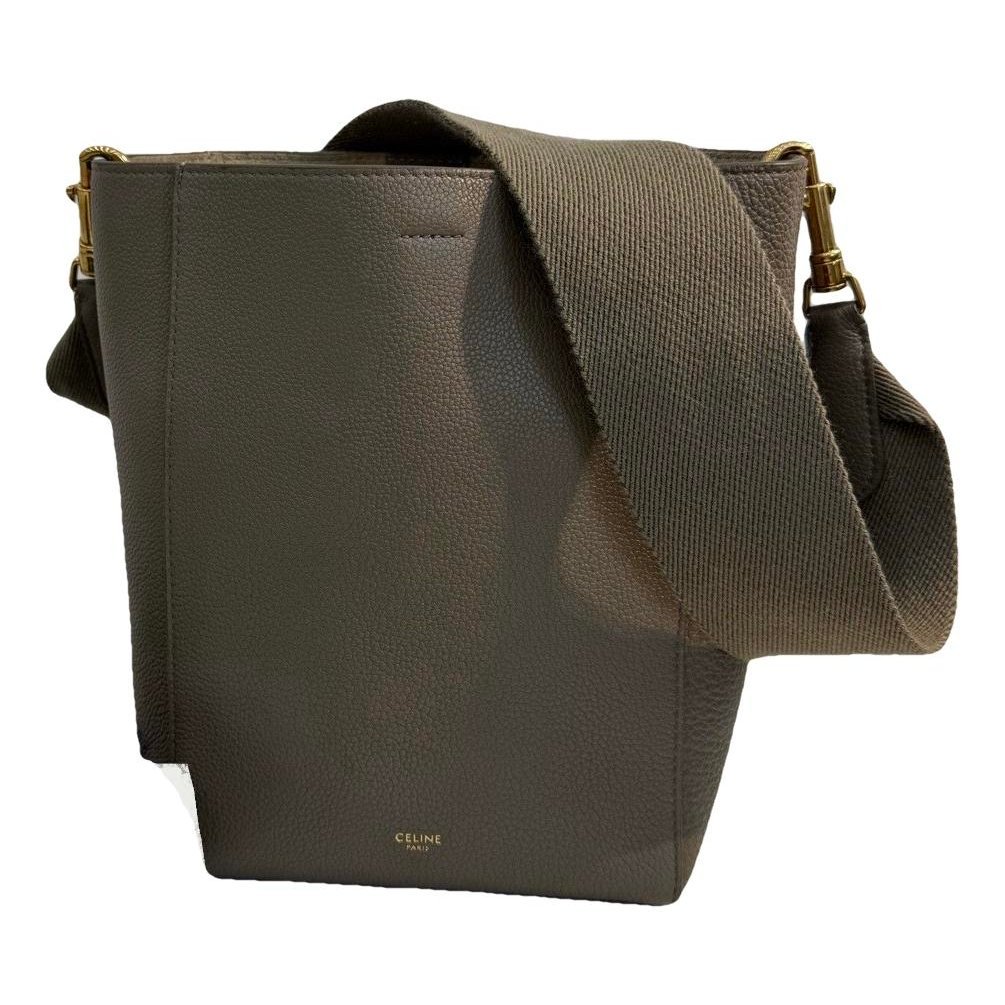 Seau Sangle leather tote