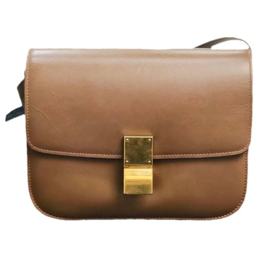 Classic leather crossbody bag