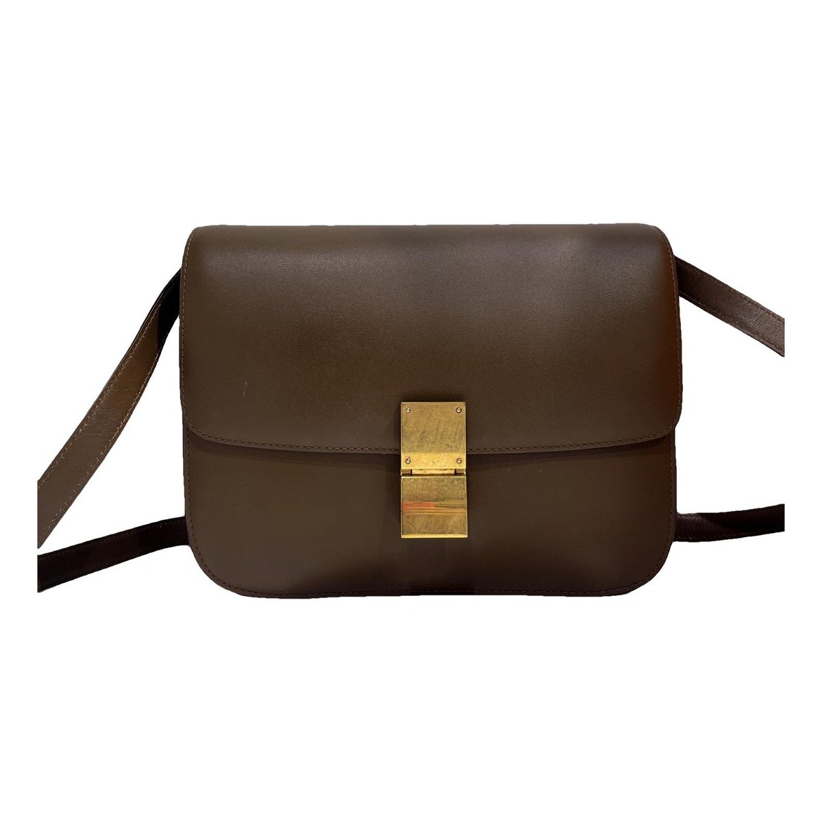 Classic leather crossbody bag