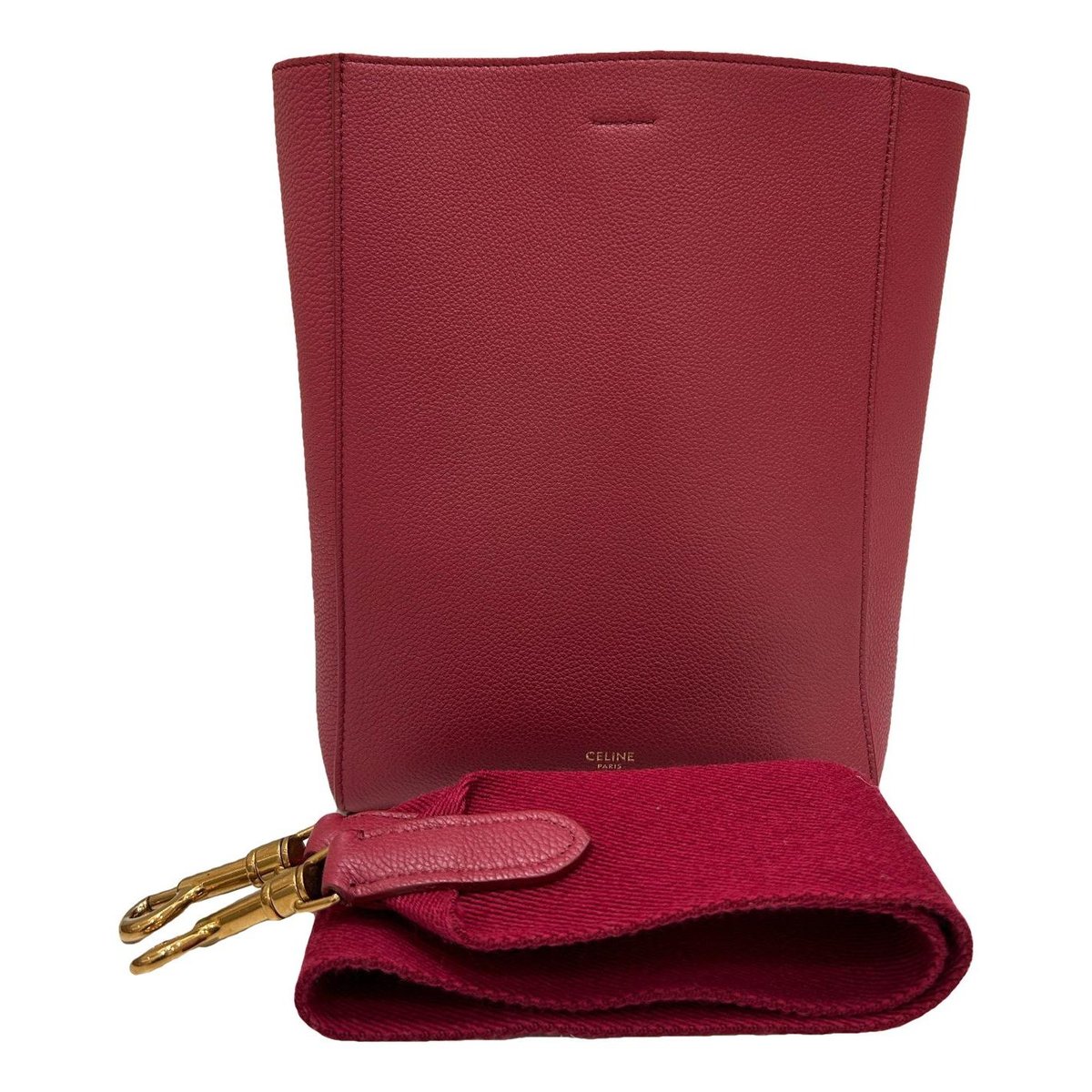 Seau Sangle leather tote