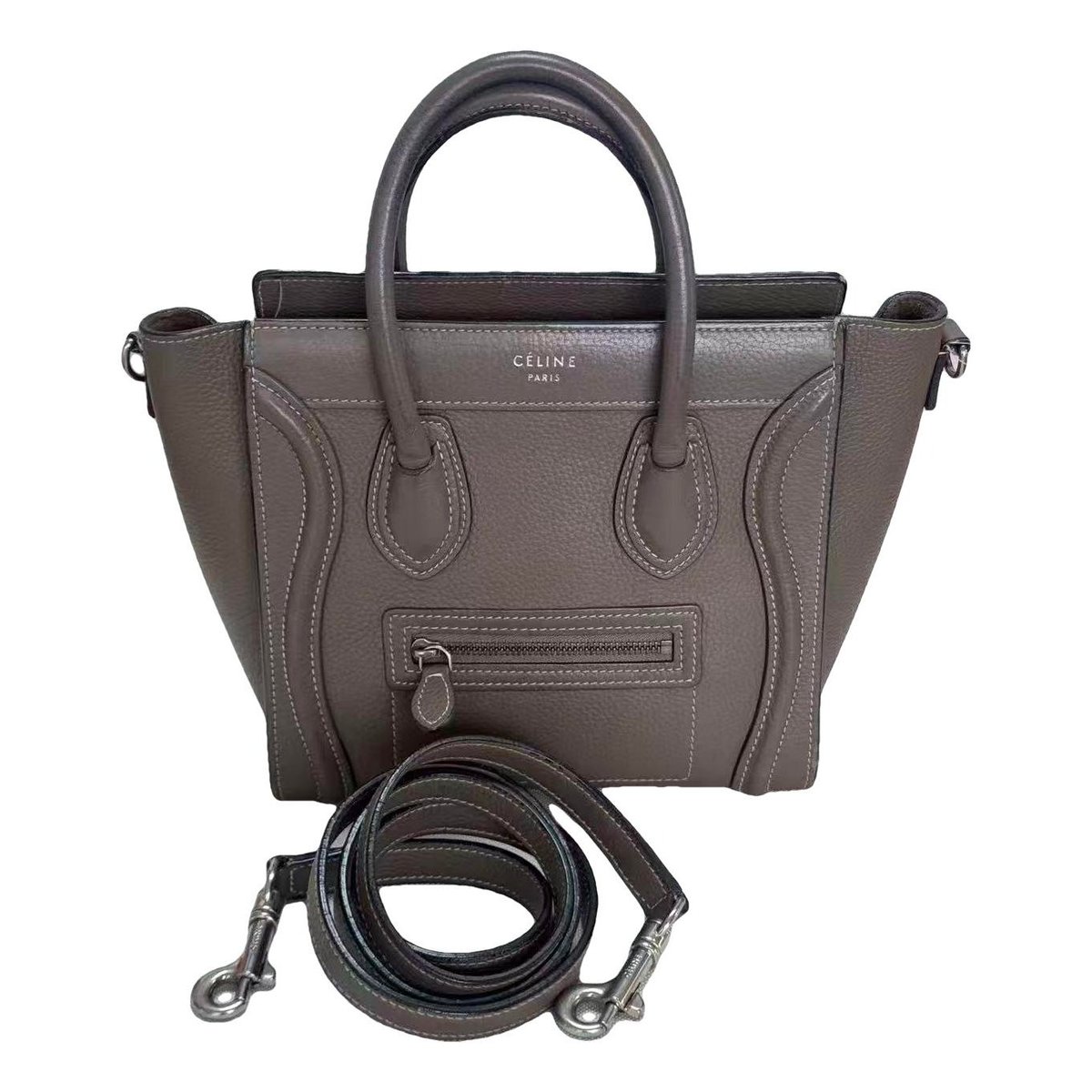 Luggage leather handbag