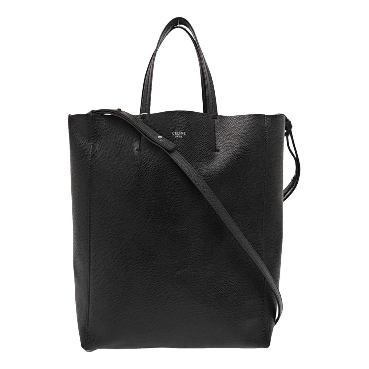 Cabas leather handbag