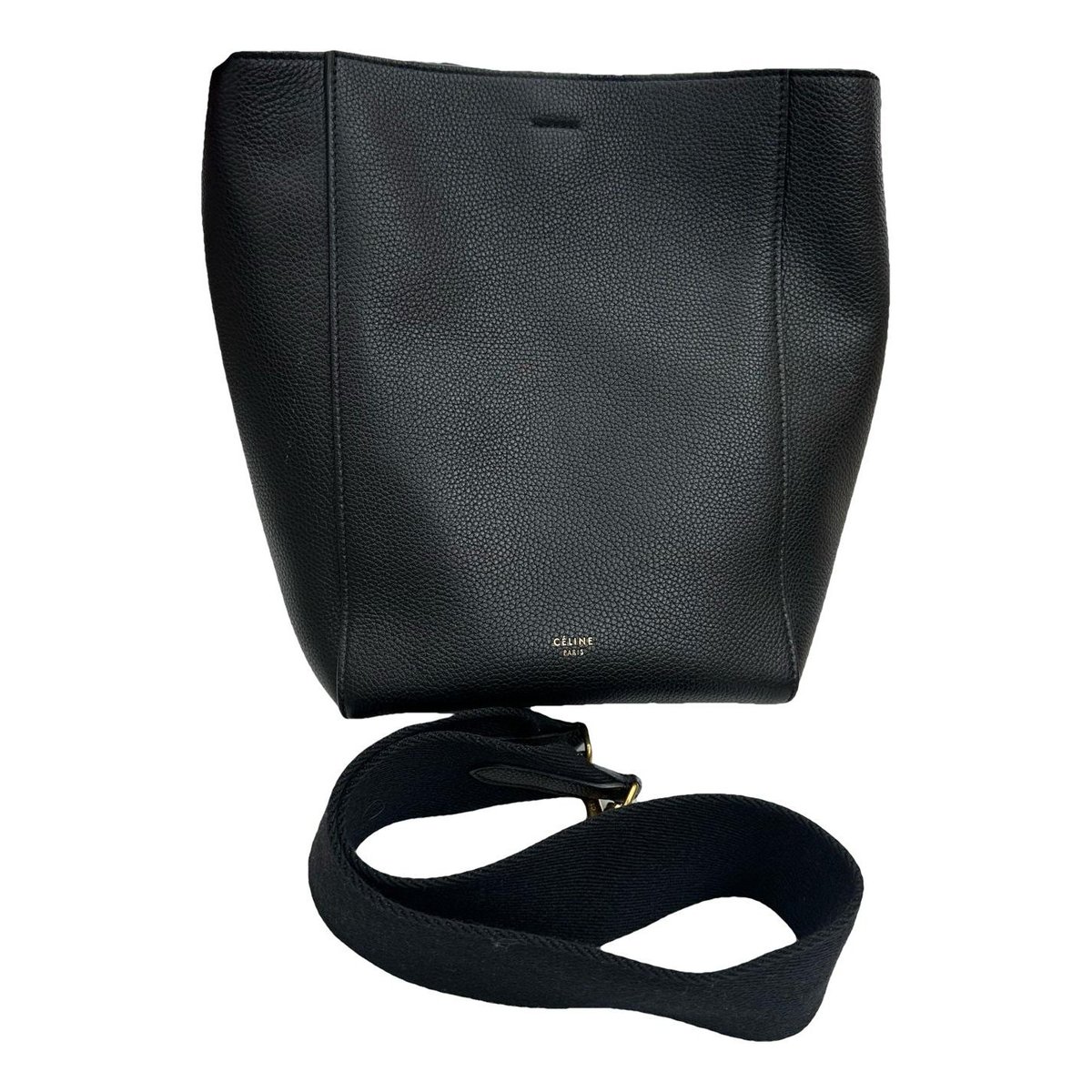Seau Sangle leather handbag