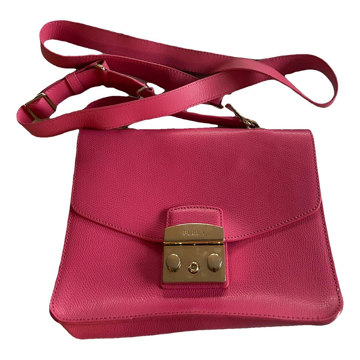 Metropolis leather crossbody bag