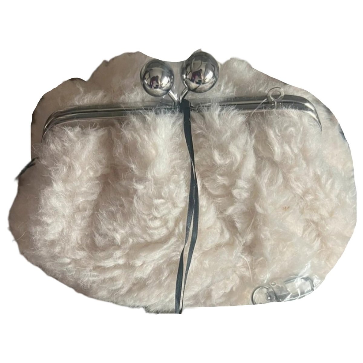 Faux fur handbag