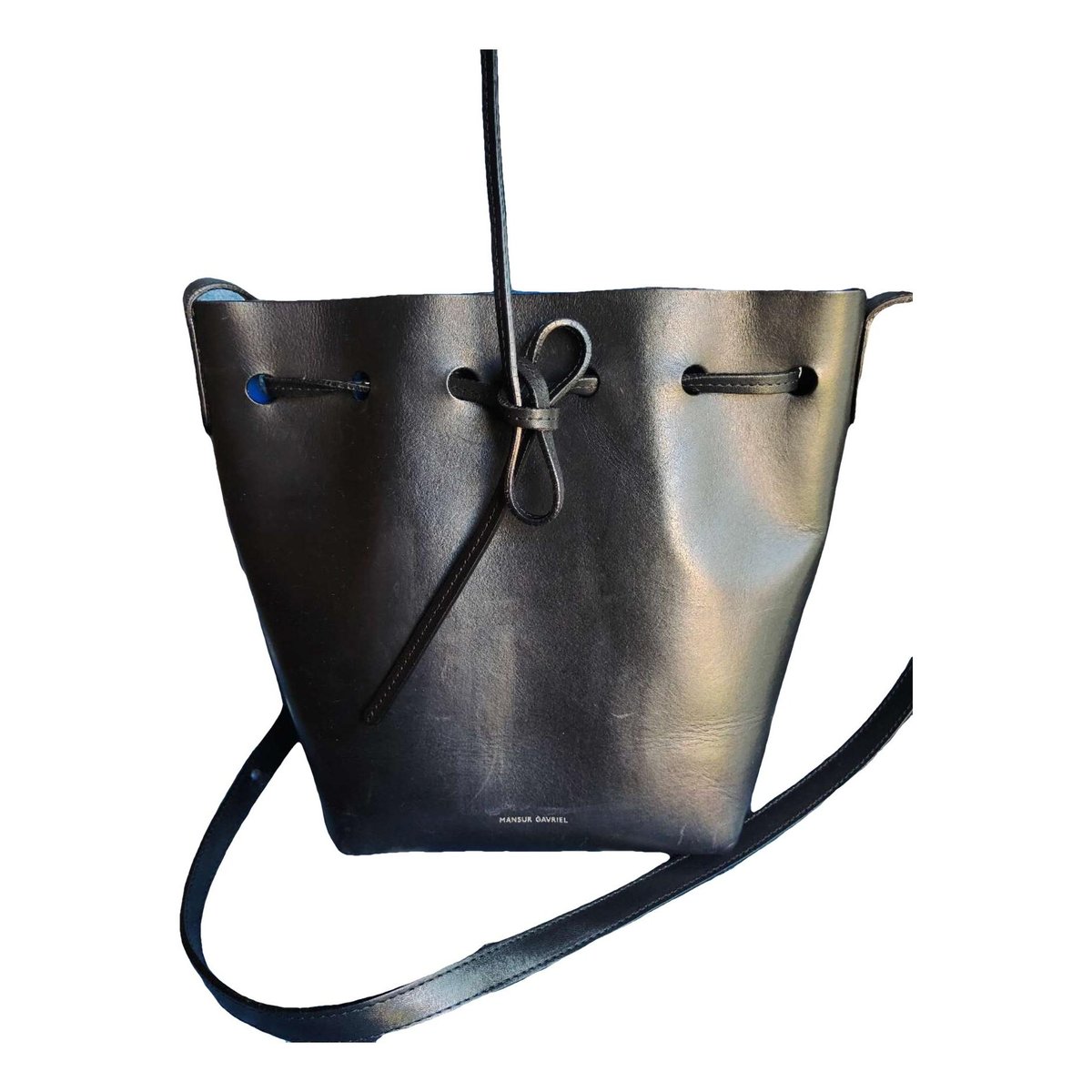 Envelope leather backpack