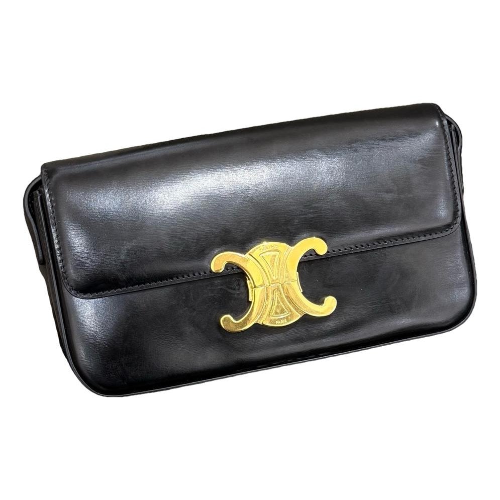 Triomphe leather handbag