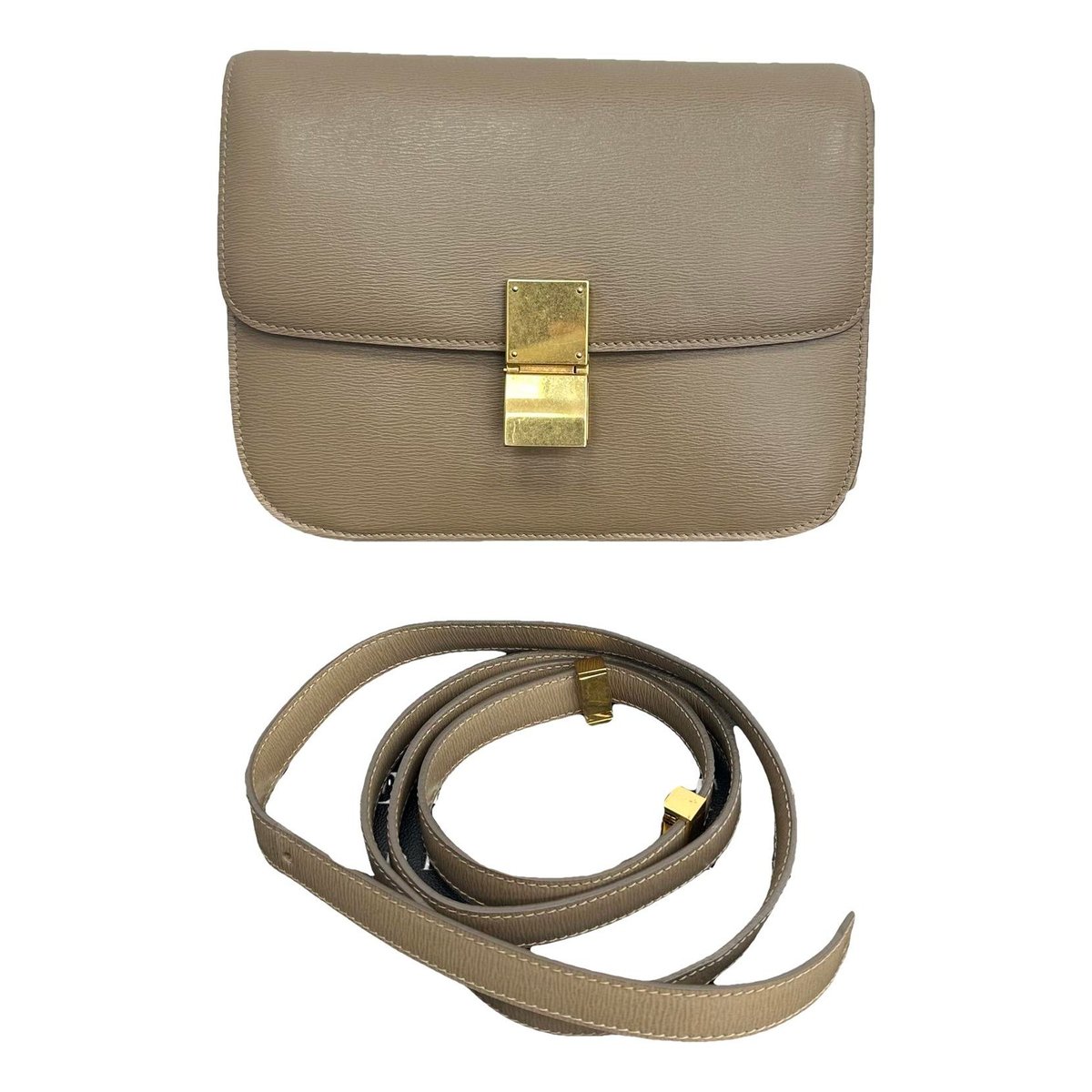 Classic leather crossbody bag