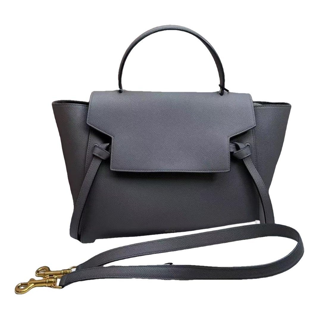Belt leather handbag