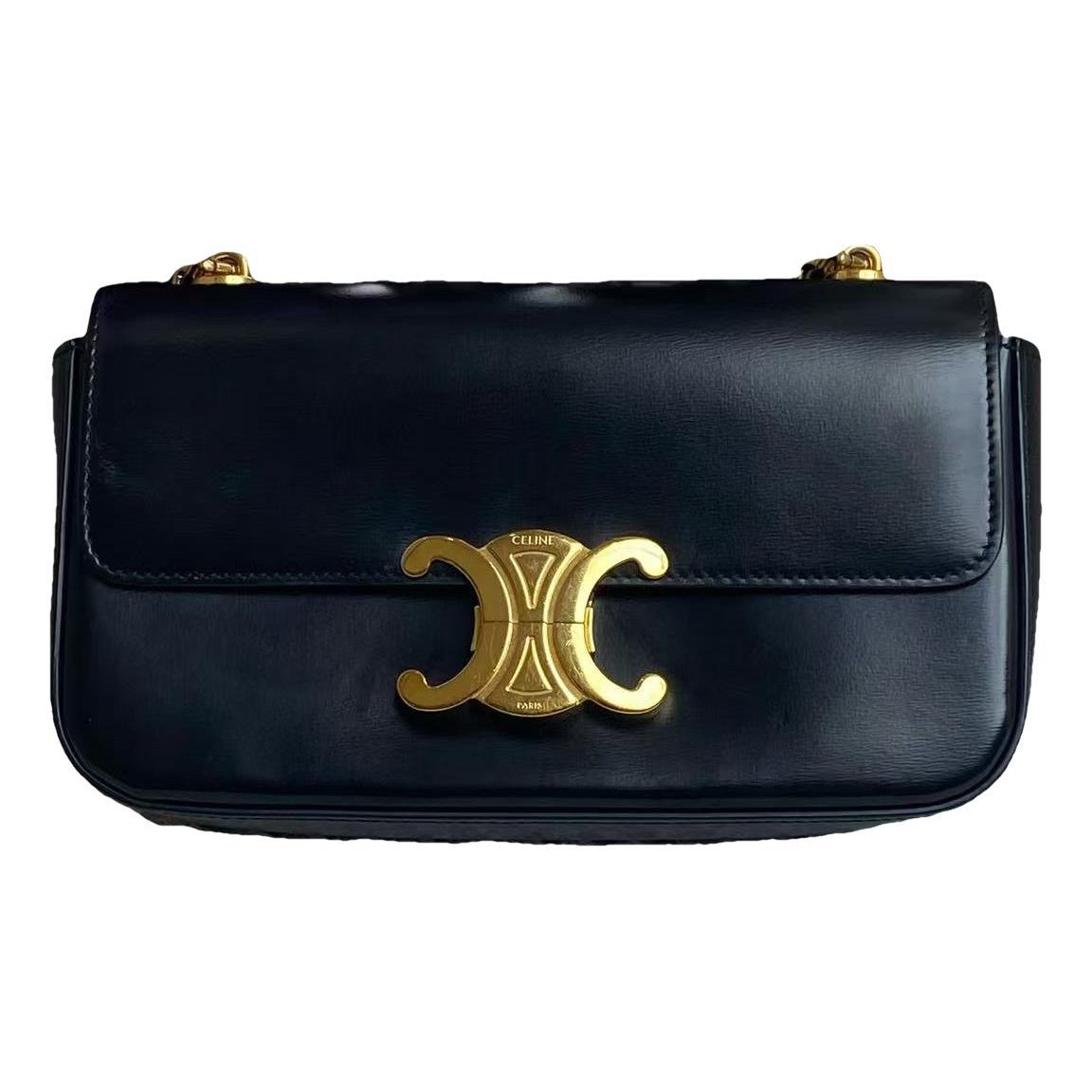 Triomphe Long leather handbag