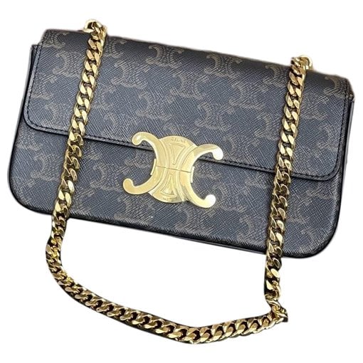 Triomphe leather handbag
