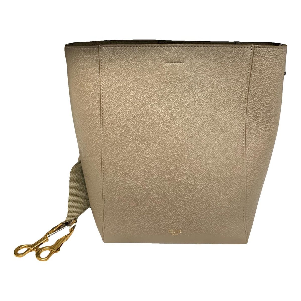 Seau Sangle leather handbag