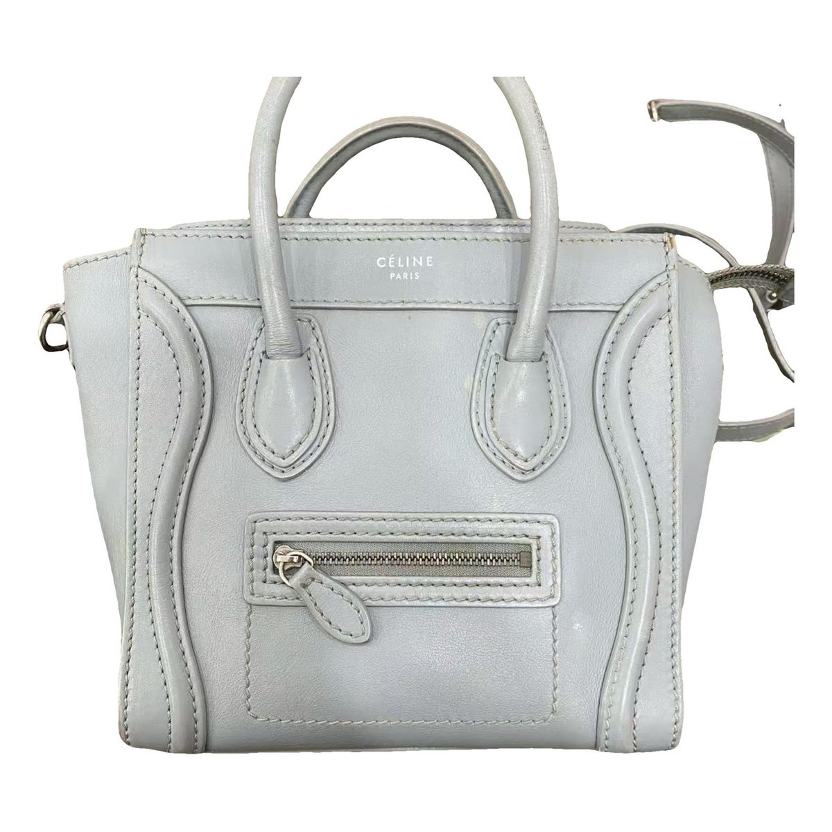 Luggage leather handbag