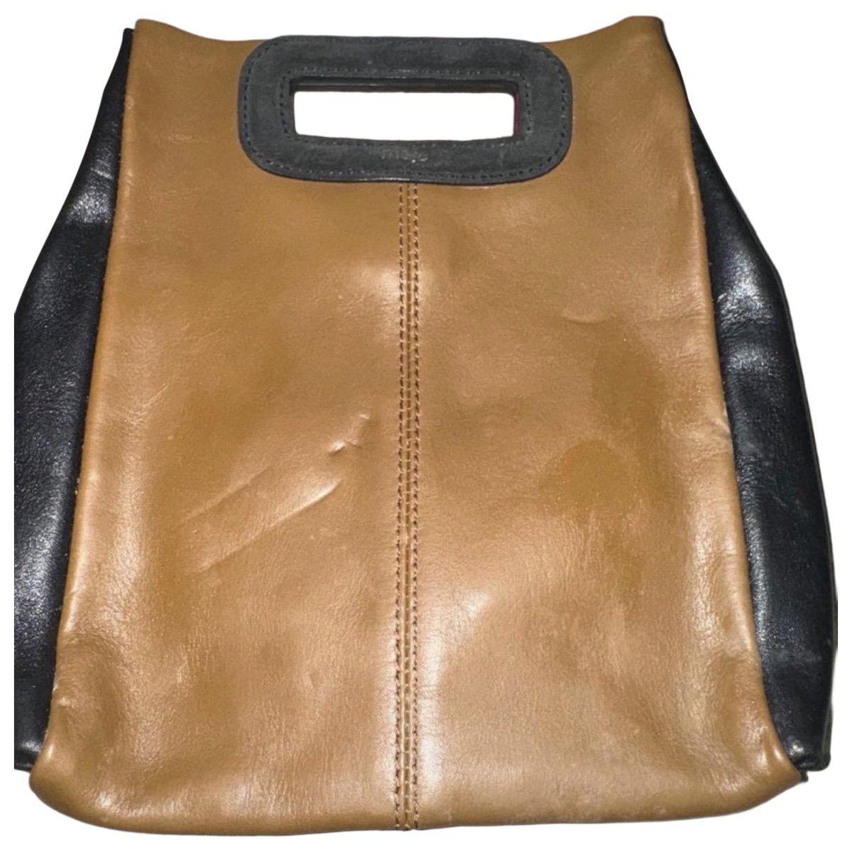 Sac M leather handbag