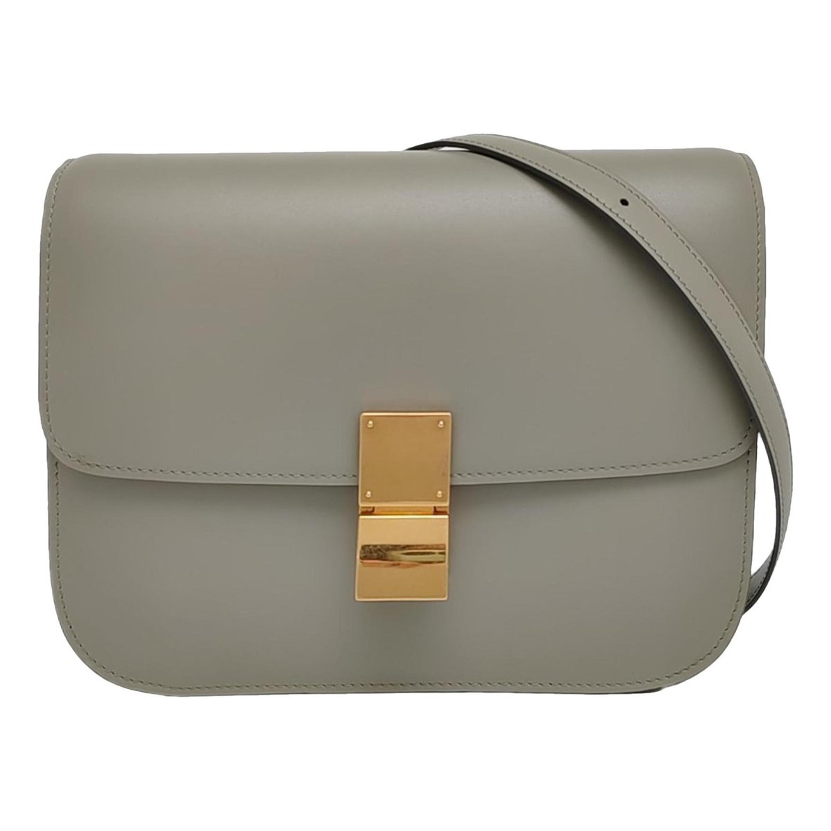 Classic leather crossbody bag
