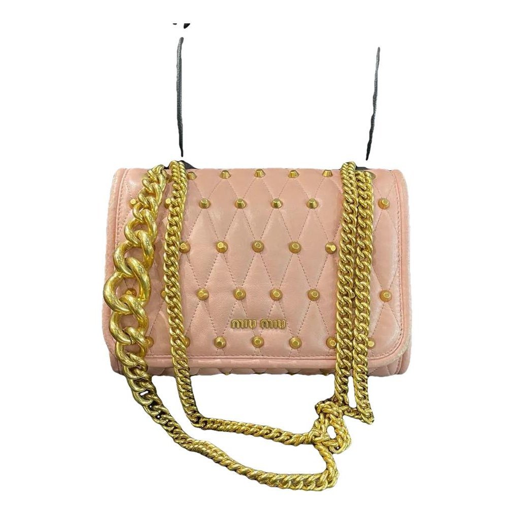 Miu Club leather handbag