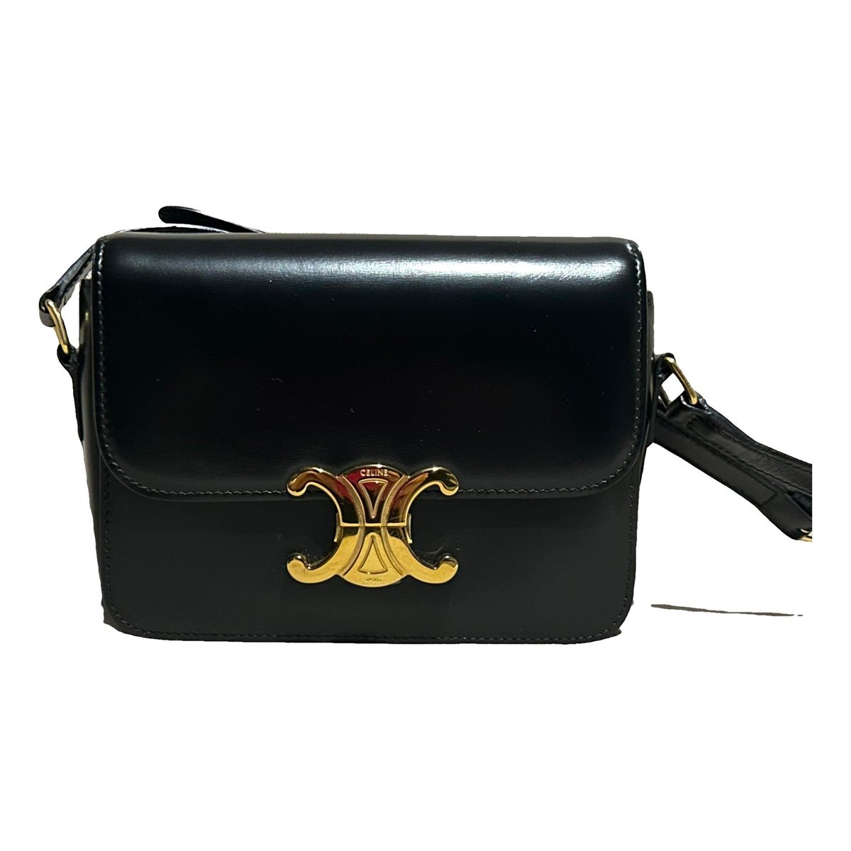 Triomphe leather handbag