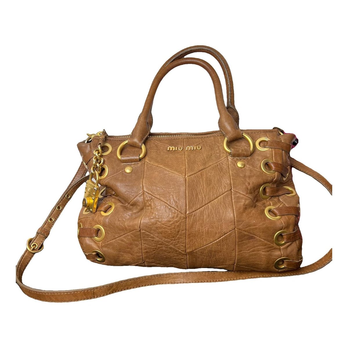 Vitello leather crossbody bag