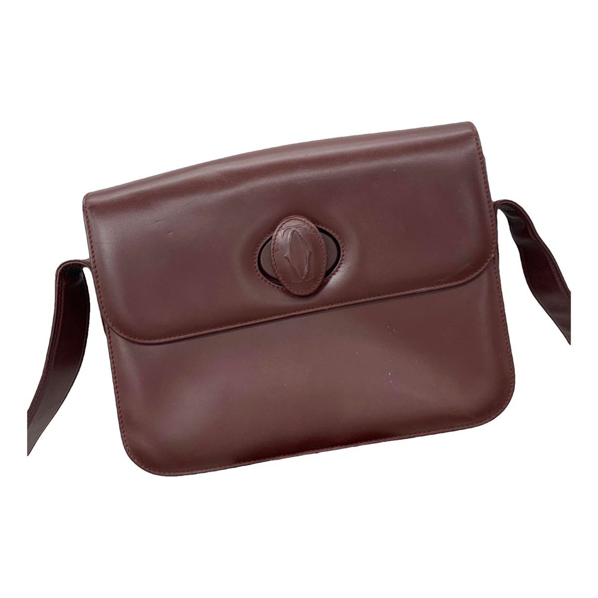 C leather crossbody bag