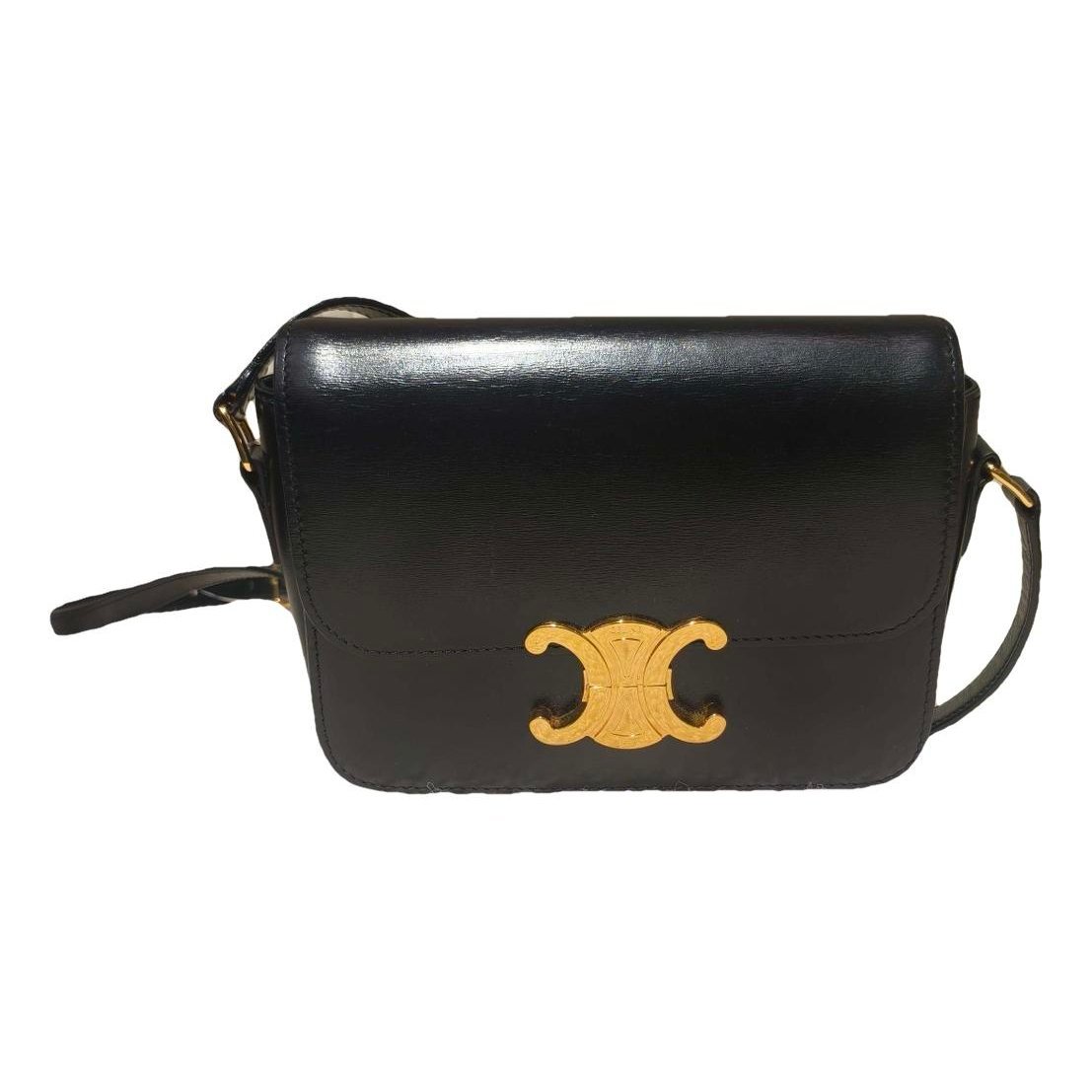 Triomphe leather handbag