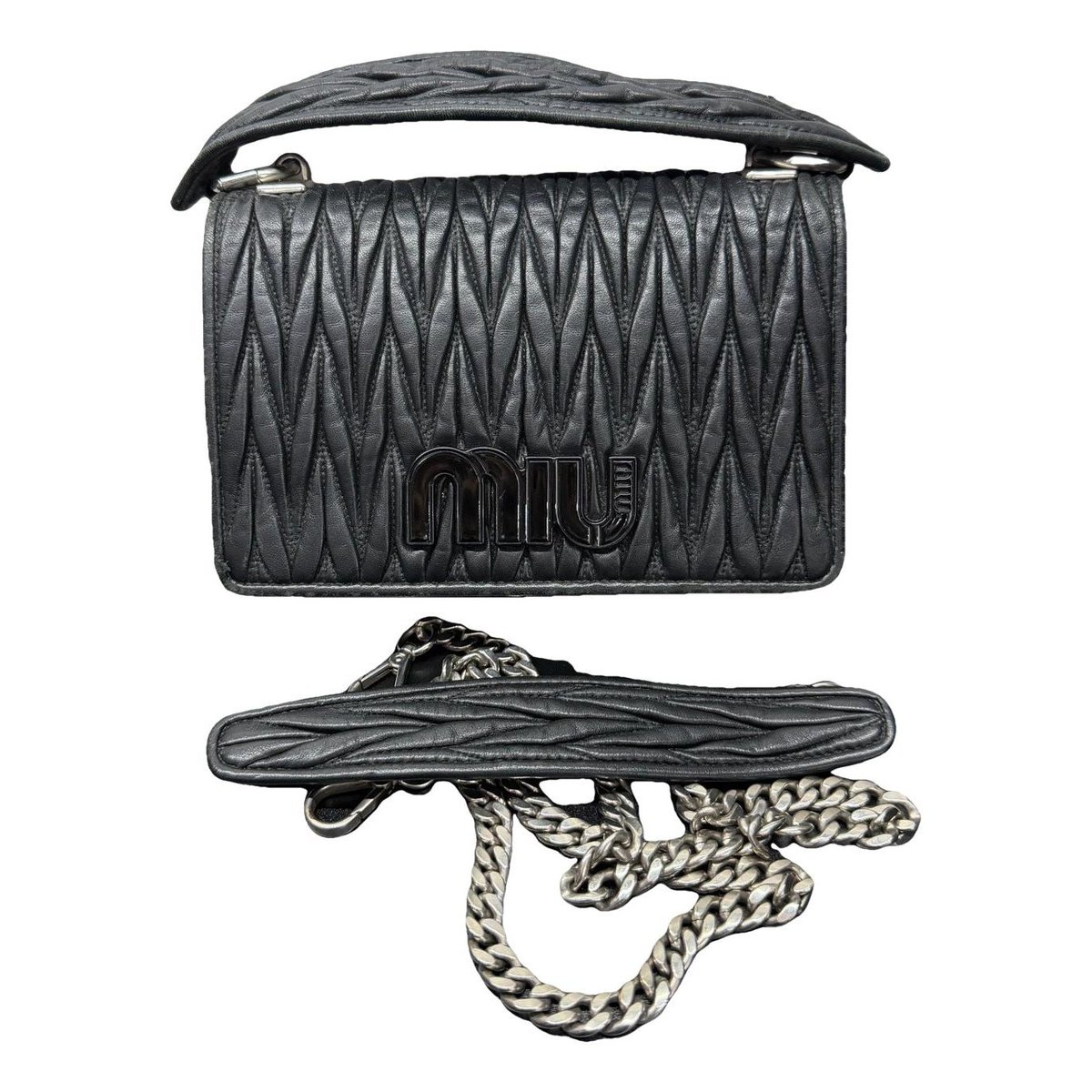Miu delice leather crossbody bag