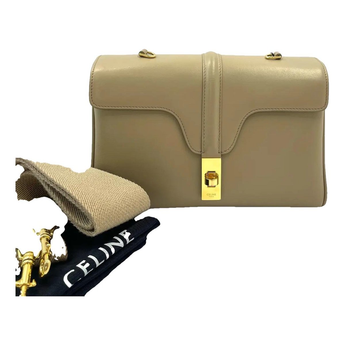 Sac 16 leather handbag
