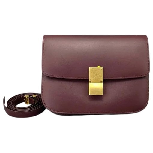 Classic leather crossbody bag