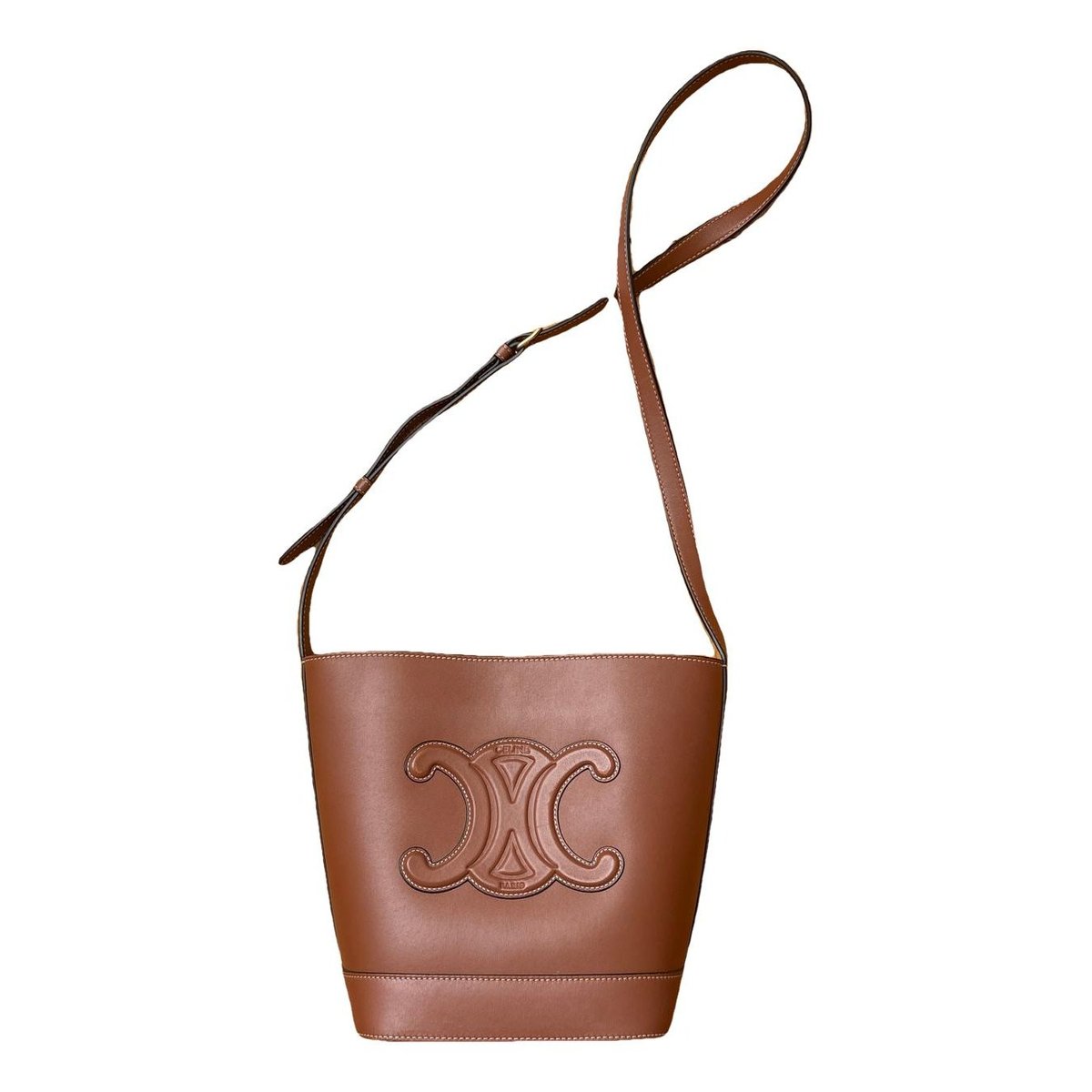 SAC SEAU leather crossbody bag