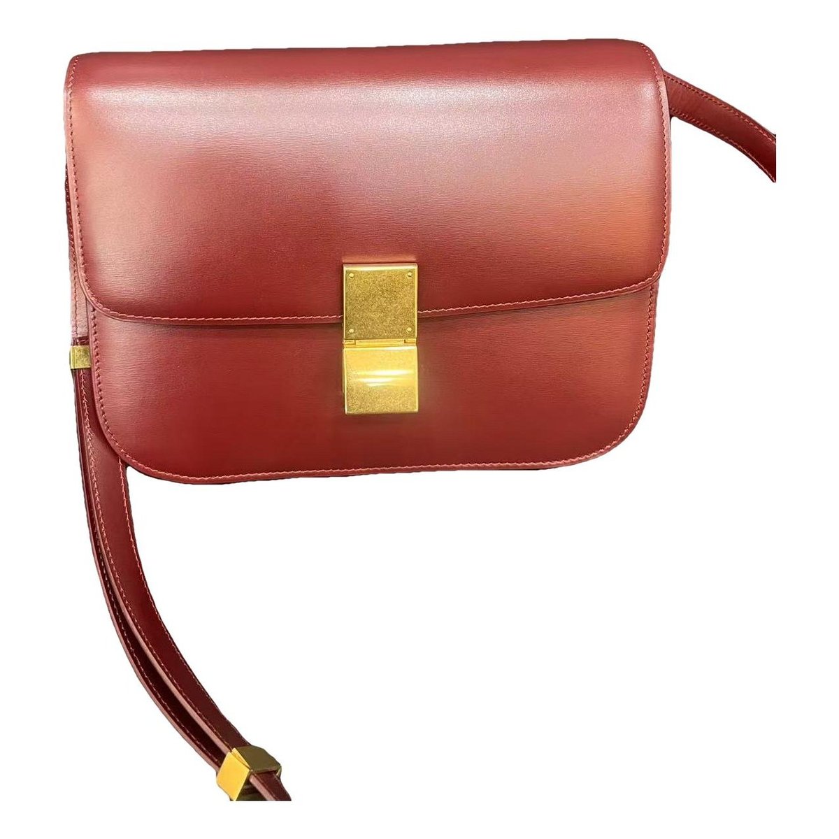 Classic leather crossbody bag